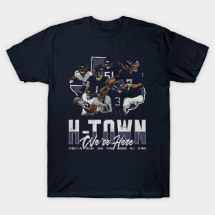 Houston Football H-Town We're Here 2024 T-Shirt